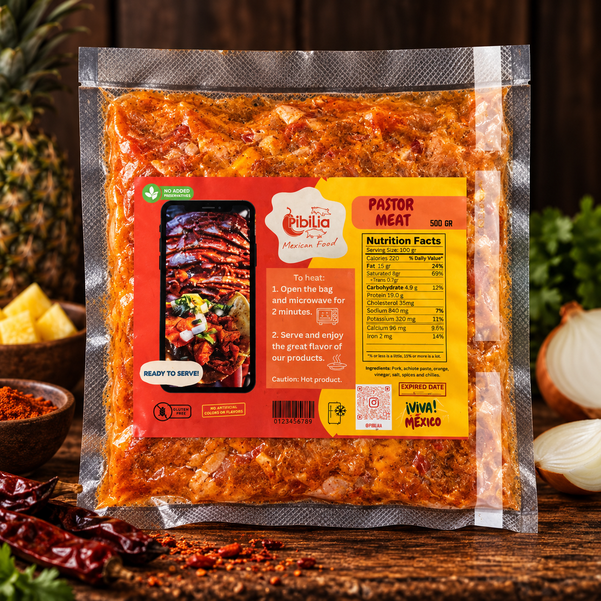 Authentic Mexican Pastor | 500g